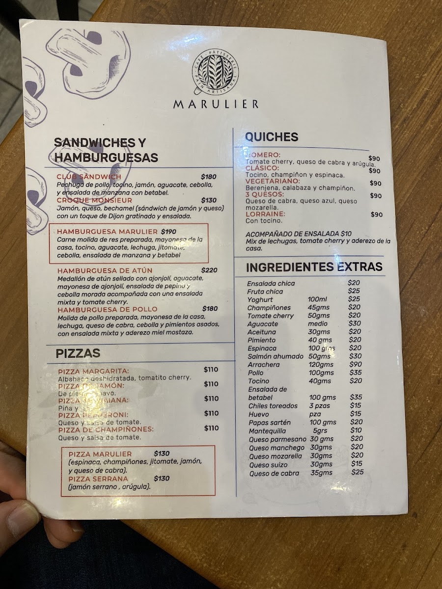 Marulier Luciernaga Menu - Image 5